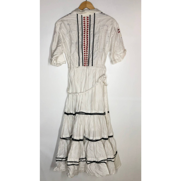 Temperley London Cherry Blossom Dress White 2 - Picture 8 of 13